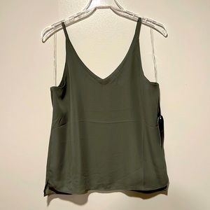 NWT Stella Luce Tank Top in olive green